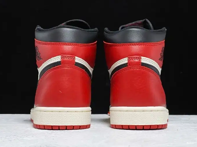 Bmlin High OG 555088-610 Jordan Air Bred 1 Retro Toe 0608